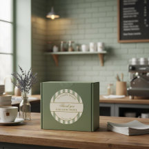 Elegante saliegroene ivoren Franse bakkerij Dank j