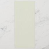 Elegante saliegroene lintmenu menu (Achterkant)