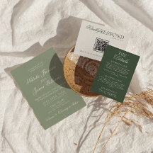 Elegante saliegroene luxe boho moderne trouwdag