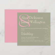 Elegante Saliegroene & Roze Ginkgo Bruiloft