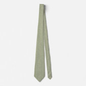 Elegante Saliegroene Wingerd Delicate Botanische A Stropdas (Voorkant)