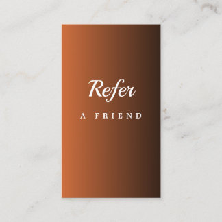 Elegante Salon & Spa Referralkaart Aanbevelingskaartje