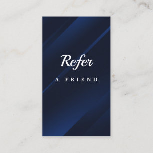 Elegante Salon & Spa Referralkaart Aanbevelingskaartje