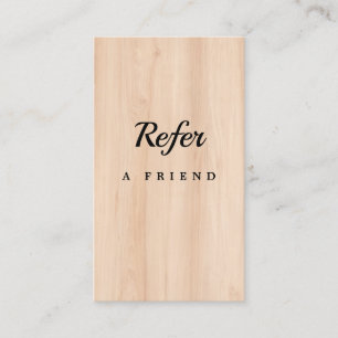 Elegante Salon & Spa Referralkaart Aanbevelingskaartje