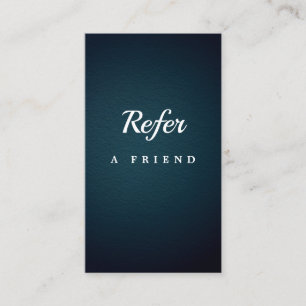 Elegante Salon & Spa Referralkaart Aanbevelingskaartje