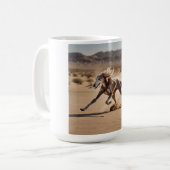 Elegante Saluki Coffee Mok (Voorkant links)