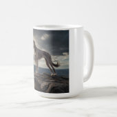 Elegante Saluki Coffee Mok (Voorkant rechts)