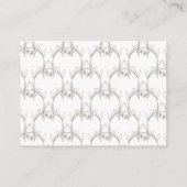 Elegante Sample Mini bloemenbruiloft RSVP-Kaart Informatiekaartje (Achterkant)