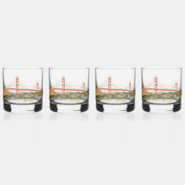 Elegante San Francisco bril Whisky Glas