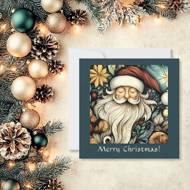 Elegante Santa Feestdagenkaart