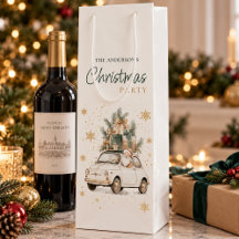 Elegante Santa kerstfeest waterverf
