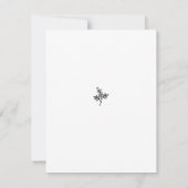 Elegante Save the Date-aankondigingssjabloon (Achterkant)