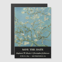 Elegante Save the Date "Amandelbloesem" Versie 1