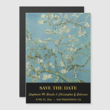 Elegante Save the Date "Amandelbloesem" Versie 2