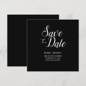 Elegante "Save The Date" bedankkaart (Voorkant / Achterkant)