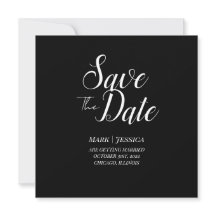 Elegante Save The Date bedankkaart