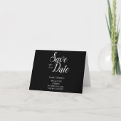 Elegante "Save The Date" bedankkaart (Voorkant)