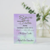 Elegante save the date High Noon bruiloft herinner Aankondigingskaart (Staand voorkant)