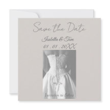 Elegante 'Save the Date'-kaart, Modern Minimaal