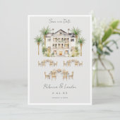 Elegante Save The Date Trouwkaart  Kaart (Staand voorkant)