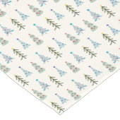 Elegante Scandinavische kerstbomen Korte Tafelloper (Hoek)