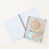 Elegante schaal en oceaanwater notitieboek (Binnen)