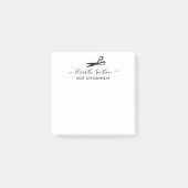 Elegante Schaar Kapsalon Volgende Afspraak Post-it® Notes (Voorkant)
