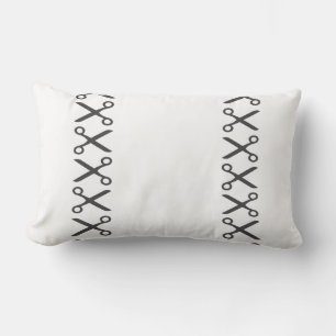 Elegante schaarpatroon kussen hoofdkussen