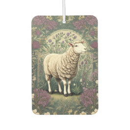 Elegante schapenlavendel bloemenachtergrond luchtverfrisser