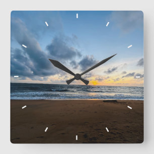 Elegante schattige aangepaste wandklok Voeg je eig