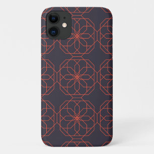 Elegante, schattige, eenvoudige geometrische bloem Case-Mate iPhone case