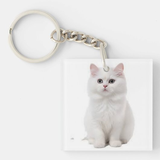 Elegante & Schattige Feline Accessoire Sleutelhanger (voorkant)