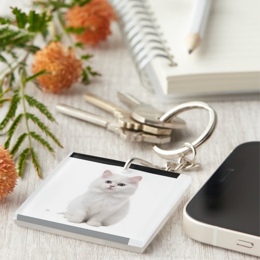 Elegante & Schattige Feline Accessoire Sleutelhanger (Voorkant Rechts)