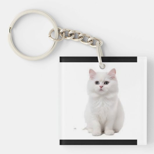 Elegante & Schattige Feline Accessoire Sleutelhanger (voorkant)