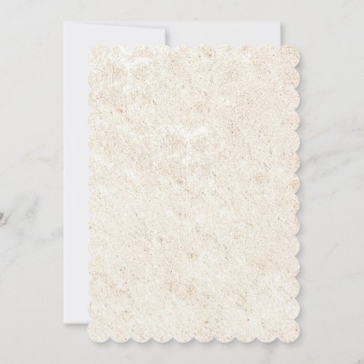 Elegante schattige strand repetitie diner uitnodig kaart (Achterkant)