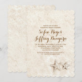 Elegante schattige strand repetitie diner uitnodig kaart (Voorkant / Achterkant)