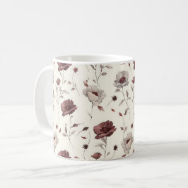 Elegante Schattige Verfijnde Landelijke Romantisch Koffiemok