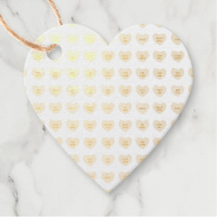 Elegante Schattigee conversatie harten Valentijnsd Bedankjes Labels
