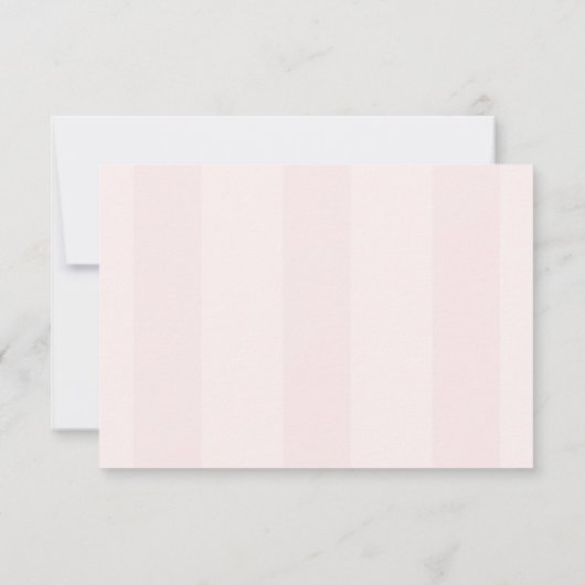 Elegante Schattigee Roze Coquette Bow Afstuderen Bedankkaart (Achterkant)