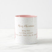 Elegante Schattigee Solo Roze Kerstboom, Golden St Mok (Midden)