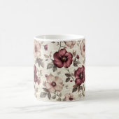 Elegante Schattigee verfijnde rustieke romantische Koffiemok (Center)