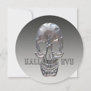 Elegante schedel unieke Halloween Kaart