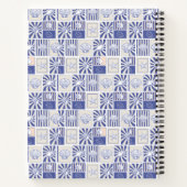 Elegante schelp- en zeesterstempel Aangepaste spir Notitieboek (Achterkant)