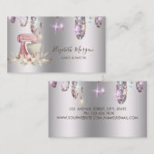 Elegante schijven, mixerklepbakkerij visitekaartje (Voorkant / Achterkant)