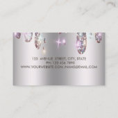 Elegante schijven, mixerklepbakkerij visitekaartje (Achterkant)