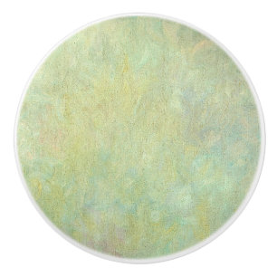 Elegante schilderachtig geweven look groene lade keramische knop