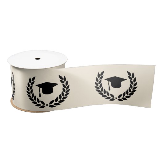 Elegante School en College Graduation Satijnen Lint (Spoel)
