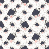 Elegante schoolworp in pastelkleuren voor meisjes fleece deken