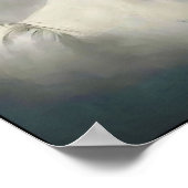Elegante Schoonheid In Antieke Nevel Poster (Hoek)