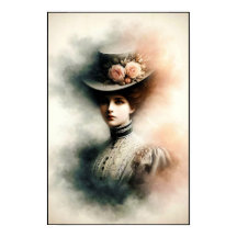 Elegante Schoonheid in Vintage Mist